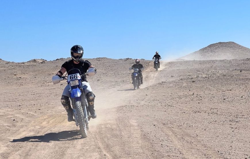 Hurghada 2 hours moto cross desert and Sea tour